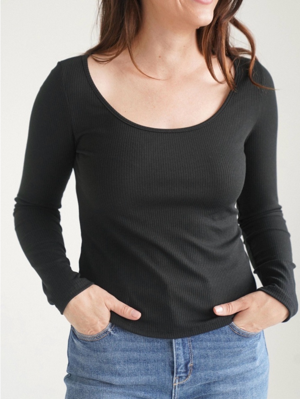 Carly Jean Los Angeles Cj's Favorite Ribbed Long sleeve